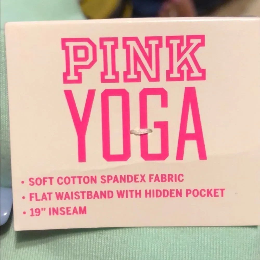 VS PINK Flat Crop Yoga Leggings - Picture 3 of 3